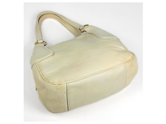Miu Miu Handbag White Leather - view 2