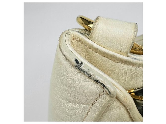 Miu Miu Handbag White Leather - view 8
