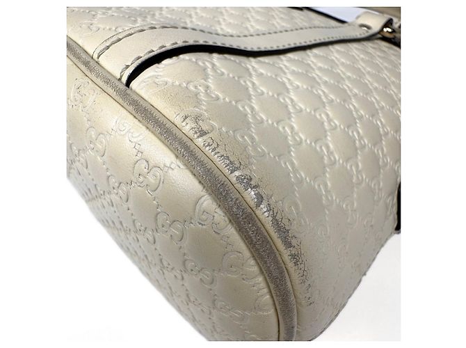 Borsa a mano in pelle Gucci Microguccissima - vista 3