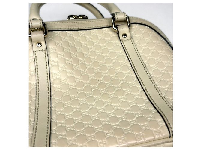 Borsa a mano in pelle Gucci Microguccissima - vista 4