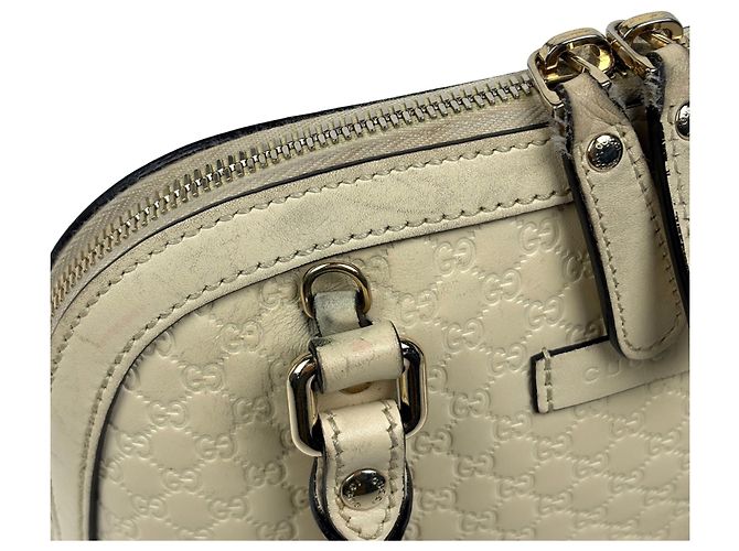 Borsa a mano in pelle Gucci Microguccissima - vista 6
