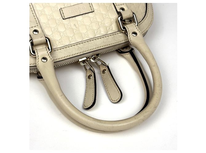 Borsa a mano in pelle Gucci Microguccissima - vista 9