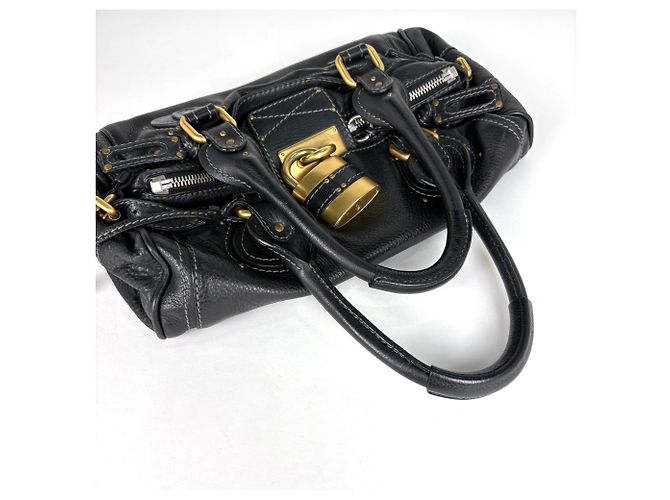 Borsa a mano in pelle Chloé Paddington - vista 6