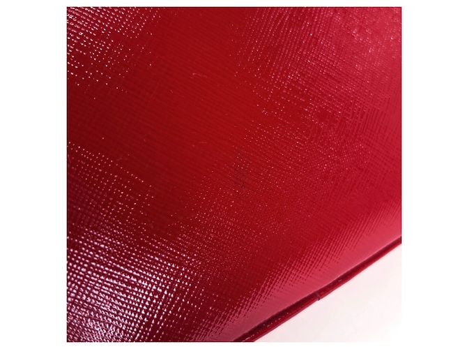 Bolso de mano Prada de cuero rojo - vista 4