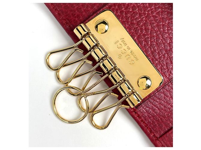 Portachiavi Gucci GG Marmont a 6 anelli - vista 5
