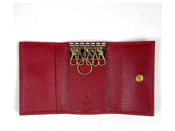 Portachiavi Gucci GG Marmont a 6 anelli - vista 6