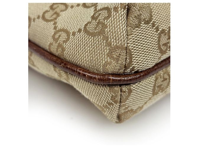 Borsa a tracolla Gucci Beige Brown - vista 3