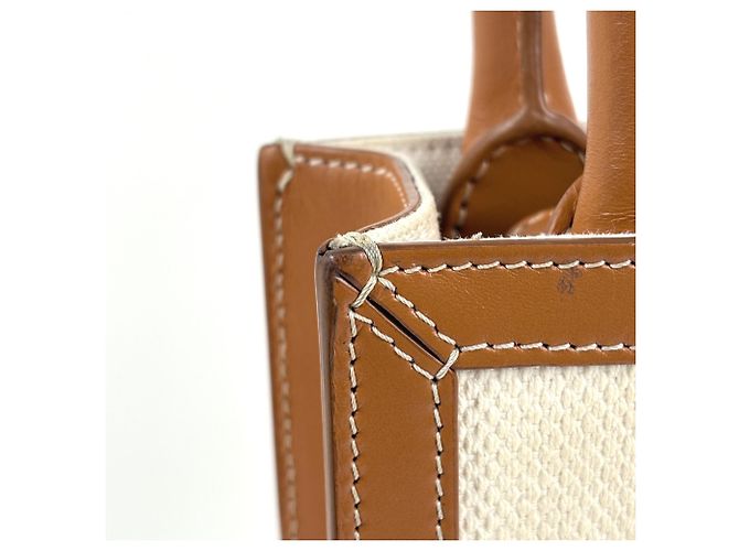 Céline Celine Mini Vertical Cabas Borsa Tote 2-Way - vista 4