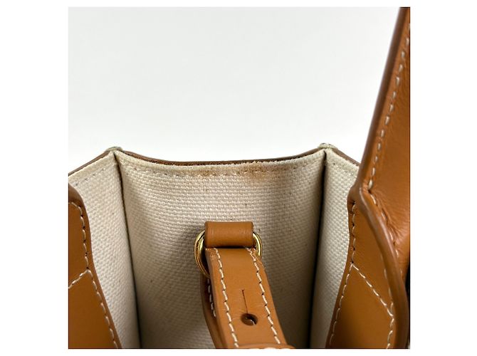 Céline Celine Mini Vertical Cabas Borsa Tote 2-Way - vista 7