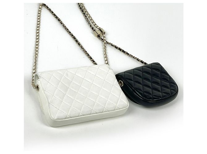 Borsa a tracolla Chanel Coco Mark Matelassé - vista 2