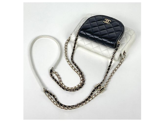 Borsa a tracolla Chanel Coco Mark Matelassé - vista 7