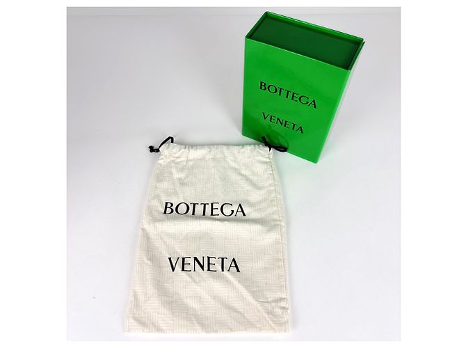 Borsa a tracolla Bottega Veneta in pelle nera - vista 8