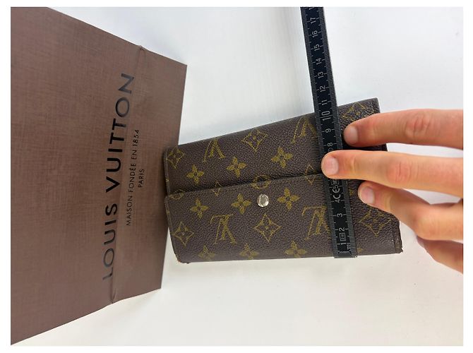 Vintage Louis Vuitton Monogram Canvas Sarah Wallet 2010 Brown - Ansicht 11