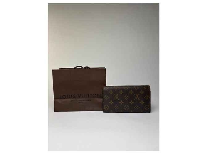 Vintage Louis Vuitton Monogram Canvas Sarah Wallet 2010 Brown - Ansicht 2