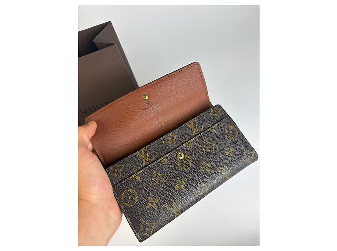 Vintage Louis Vuitton Monogram Canvas Sarah Wallet 2010 Brown - Ansicht 4