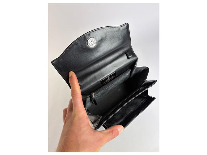 Vintage Givenchy Structured Top-Handle Bag Late 1980s Black - view 3