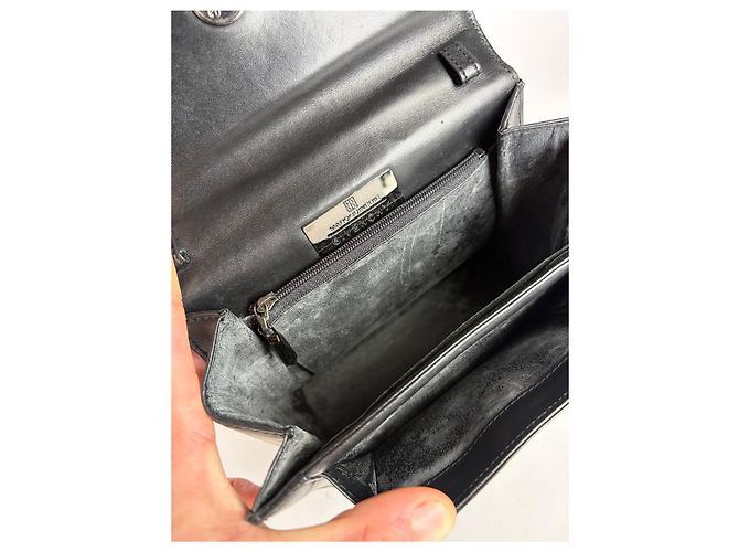 Vintage Givenchy Structured Top-Handle Bag Late 1980s Black - view 4