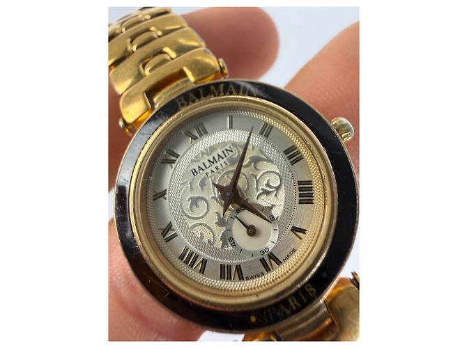 Orologio da polso Quartz Balmain Vintage Fine anni '80 Oro Argento - vista 2