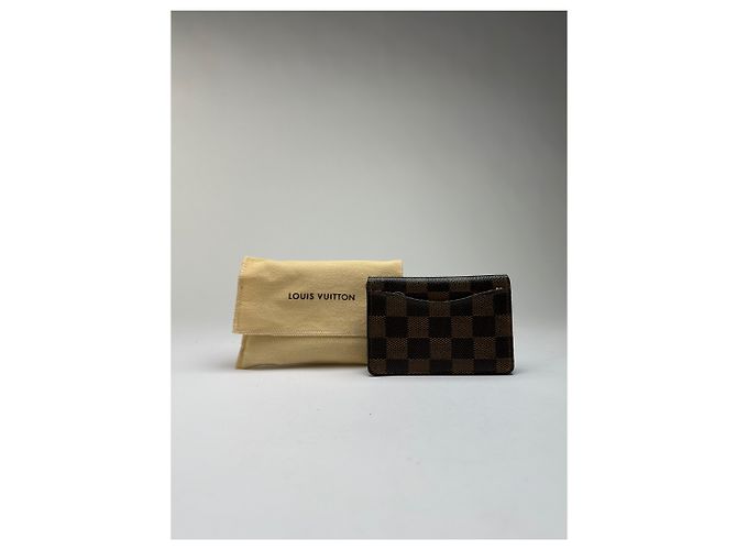 Vintage Louis Vuitton Damier Ebene Bifold Wallet Brown - Ansicht 2