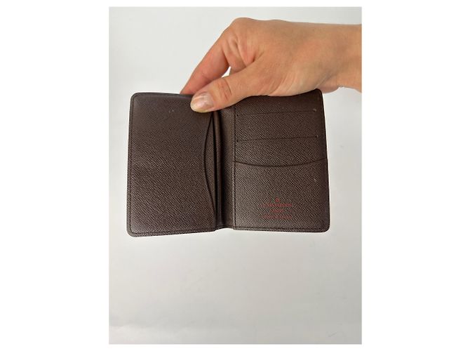 Vintage Louis Vuitton Damier Ebene Bifold Wallet Brown - Ansicht 5