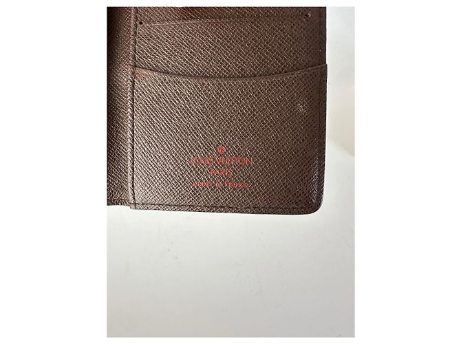 Vintage Louis Vuitton Damier Ebene Bifold Wallet Brown - Ansicht 7