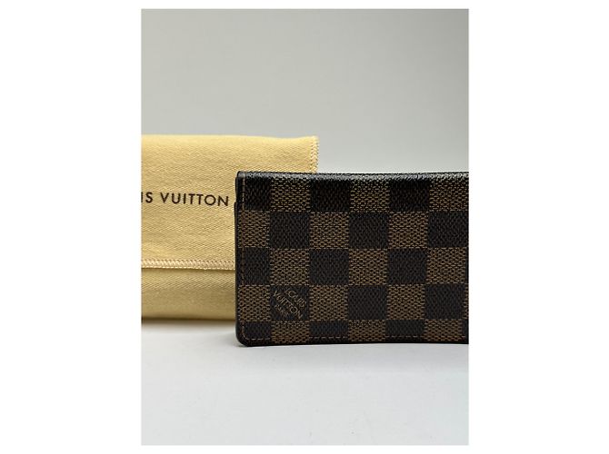 Vintage Louis Vuitton Damier Ebene Bifold Wallet Brown - Ansicht 9
