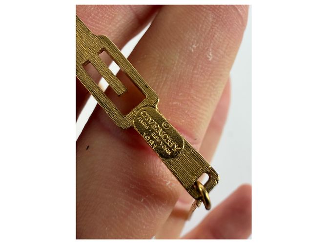 Bracciale a catena Vintage Givenchy G Logo Fine anni 1970 Gold - vista 3
