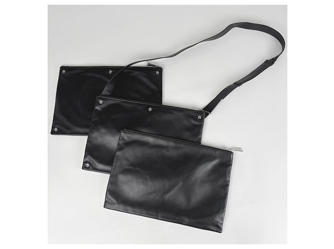 Borsa a tracolla Bottega Veneta in pelle nera - vista 6