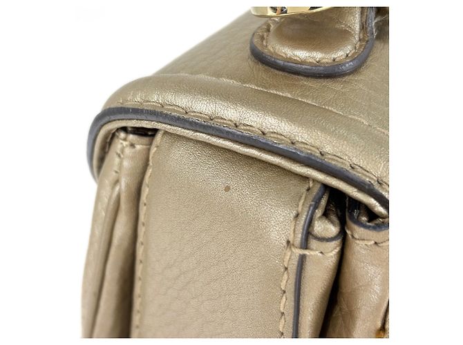Bolso Gucci Bamboo en Champagne Gold - vista 5