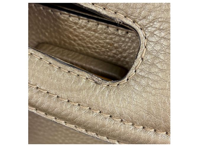 Bolso Gucci Bamboo en Champagne Gold - vista 6