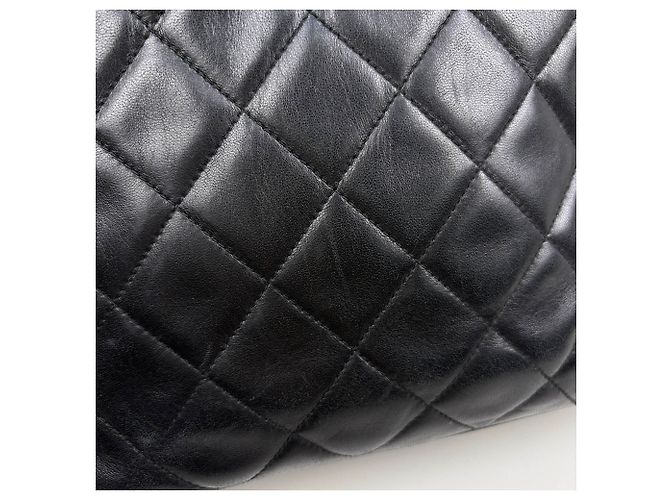 Borsa a tracolla Chanel in pelle nera - vista 4