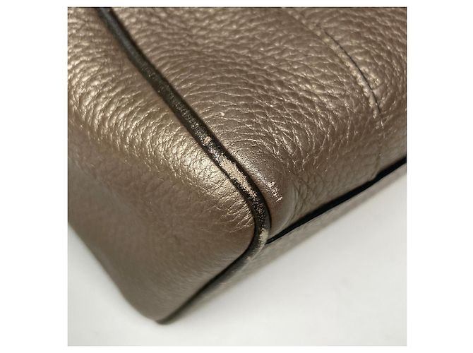 Borsa a mano Loewe Fusta 25 in pelle marrone - vista 3