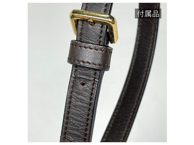 Borsa a mano Loewe Fusta 25 in pelle marrone - vista 6
