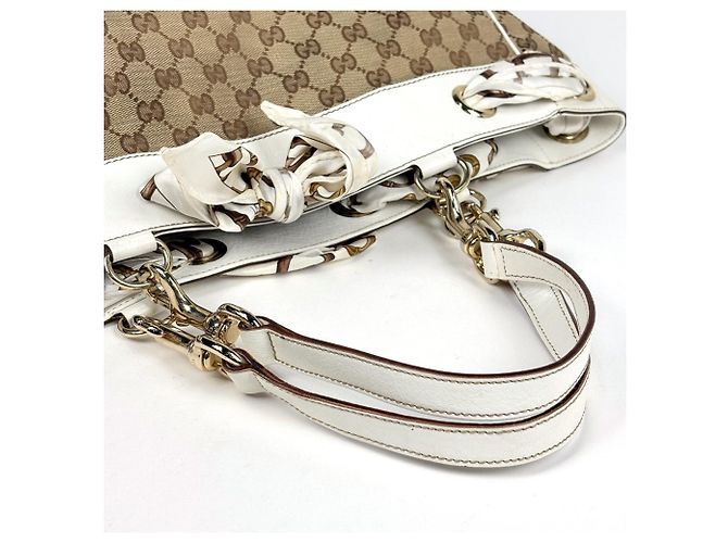 Gucci Tote Bag aus GG Pattern Canvas - Ansicht 7