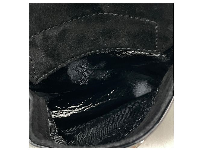 Borsa a mano Prada in pelle Nero - vista 4