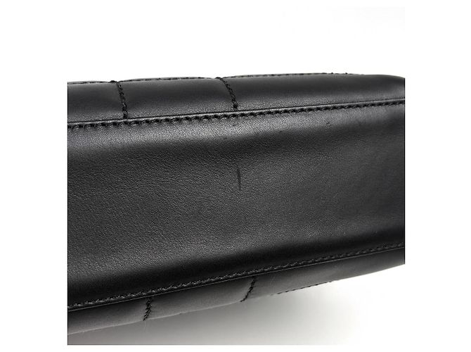 Borsa a mano Chanel in pelle nera - vista 3