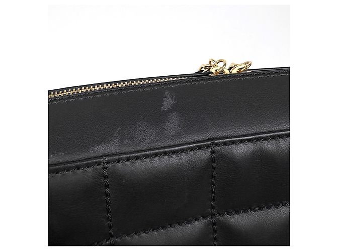 Borsa a mano Chanel in pelle nera - vista 6