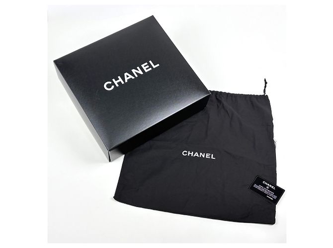Borsa a mano Chanel in pelle nera - vista 8