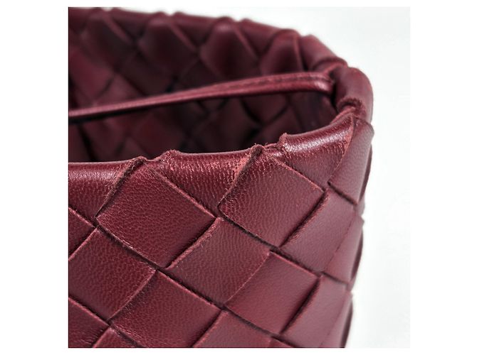 Borsa Bottega Veneta Bordeaux - vista 5