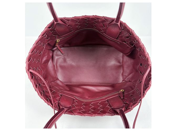 Borsa Bottega Veneta Bordeaux - vista 7