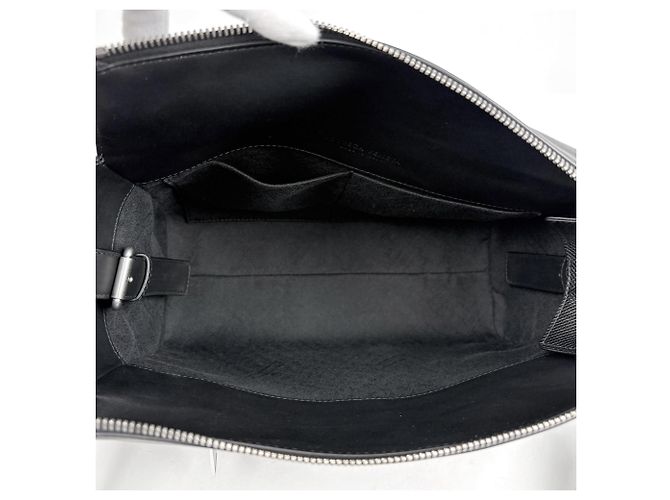 Borsa a tracolla Bottega Veneta in pelle nera - vista 7