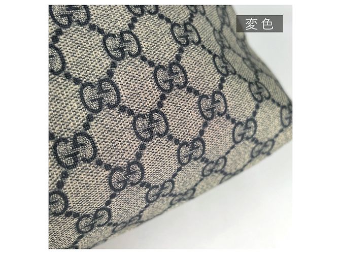Borsa Tote Gucci Beige e Navy - vista 4