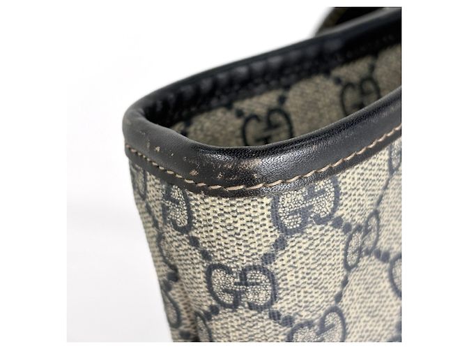 Borsa Tote Gucci Beige e Navy - vista 6
