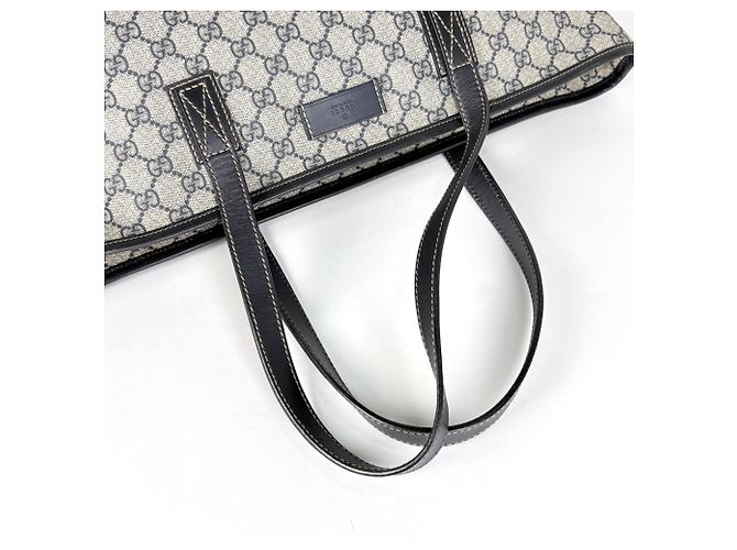 Borsa Tote Gucci Beige e Navy - vista 7