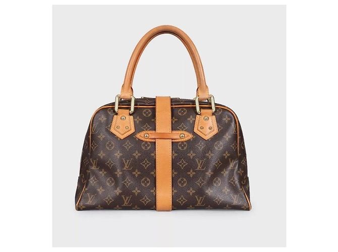 Borsa Tote Louis Vuitton Manhattan GM Monogram Usata - vista 3