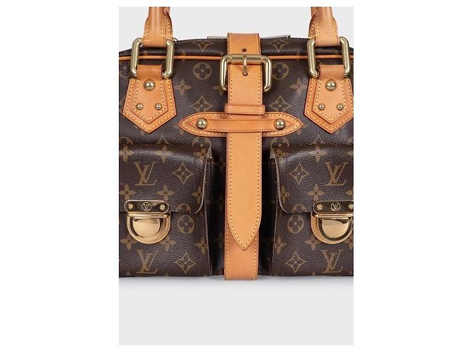 Borsa Tote Louis Vuitton Manhattan GM Monogram Usata - vista 5