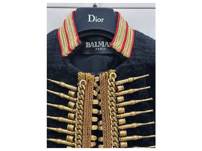 Autre Marque Balmain Paris Militärjacke Sz.38 Gebraucht - Ansicht 2