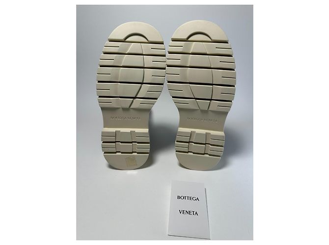 Bottega Veneta Tire Boots Schwarz Leder - Ansicht 6