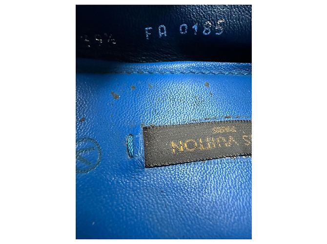 Louis Vuitton Bailarinas de Gamuza Azul - vista 11