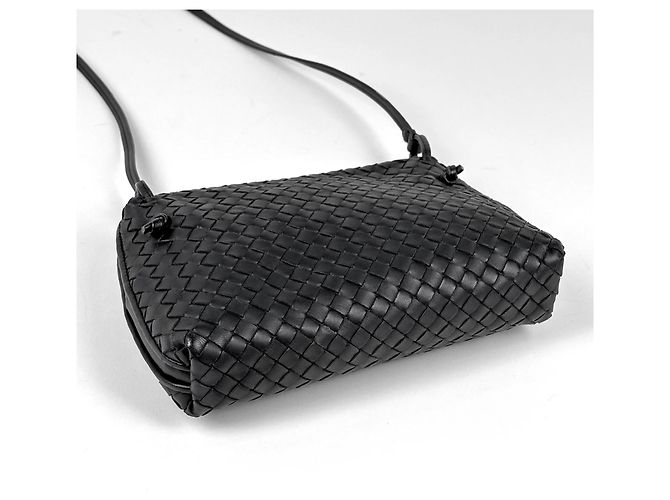 Borsa a tracolla Bottega Veneta nera - vista 2